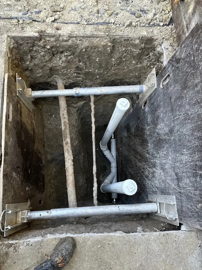 Experienced plumber completing Gas Line Repair work in Bay City